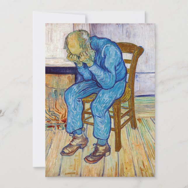 Vincent van Gogh - At Eternity's Gate Thank You Card (Front)