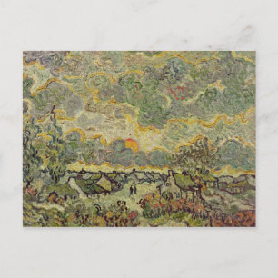 Vincent van Gogh   Autumn landscape, 1890 Postcard