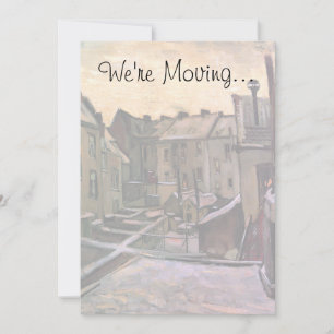 Vincent Van Gogh - Backyards Of Old Houses Announcement