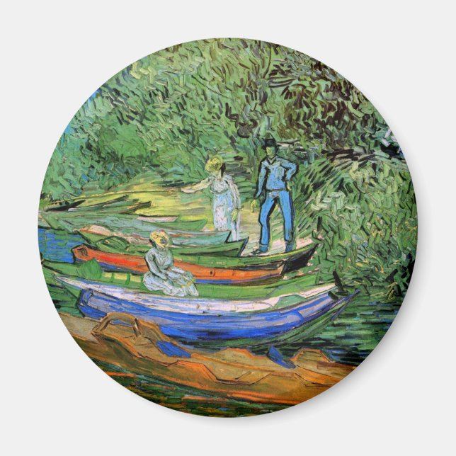 Vincent van Gogh - Bank of the Oise at Auvers Magnet (Front)