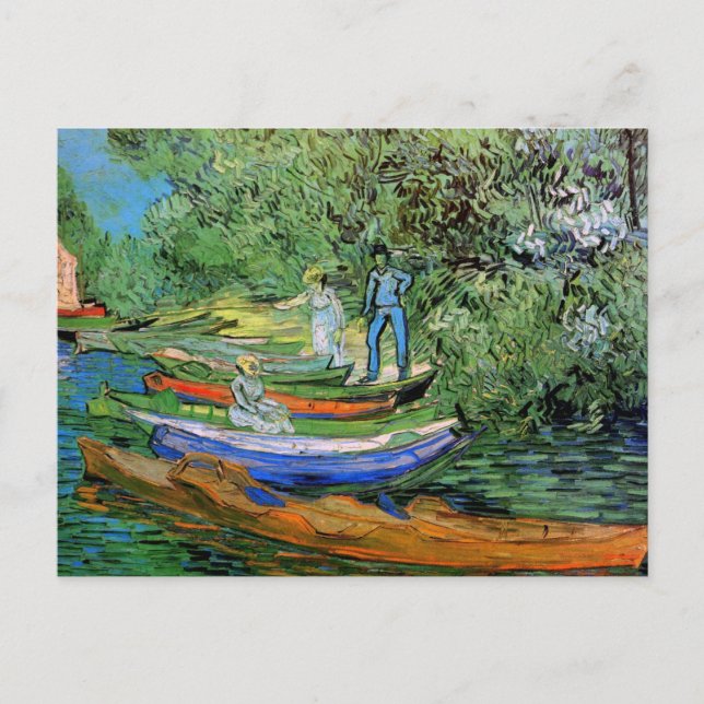 Vincent van Gogh - Bank of the Oise at Auvers Postcard (Front)