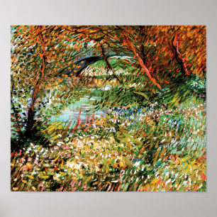 Vincent Van Gogh - Banks of the Seine in Spring Poster