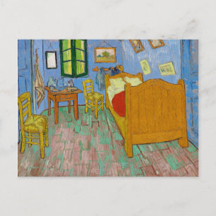 Vincent Van Gogh Bedroom. Impressionism room art Postcard