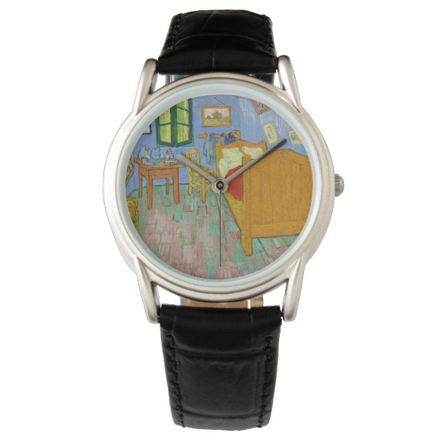 Vincent Van Gogh. Bedroom. Impressionism vintage Watch (Front)