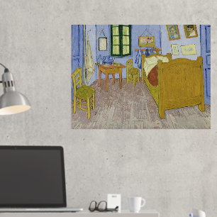 Vincent Van Gogh, Bedroom in Arles, 3rd Version Foil Prints