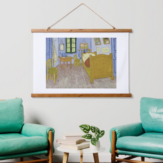 Vincent Van Gogh, Bedroom in Arles, 3rd Version Hanging Tapestry (Living Room)
