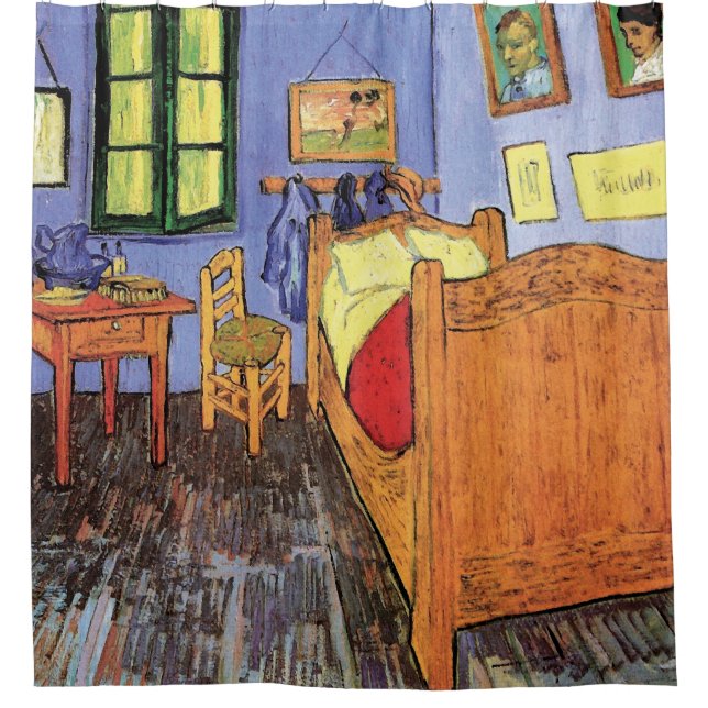 Vincent Van Gogh - Bedroom In Arles Fine Art Shower Curtain (Front)