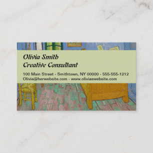Vincent Van Gogh Bedroom Painting Business Card