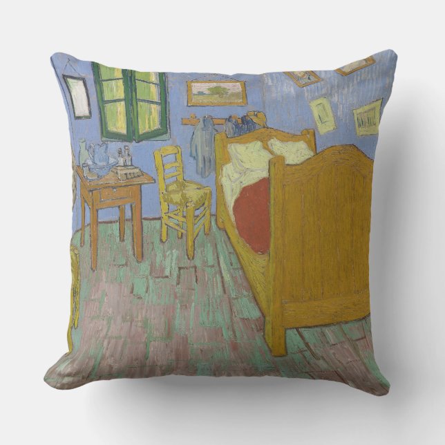 Vincent Van Gogh Bedroom Painting Cushion (Front)