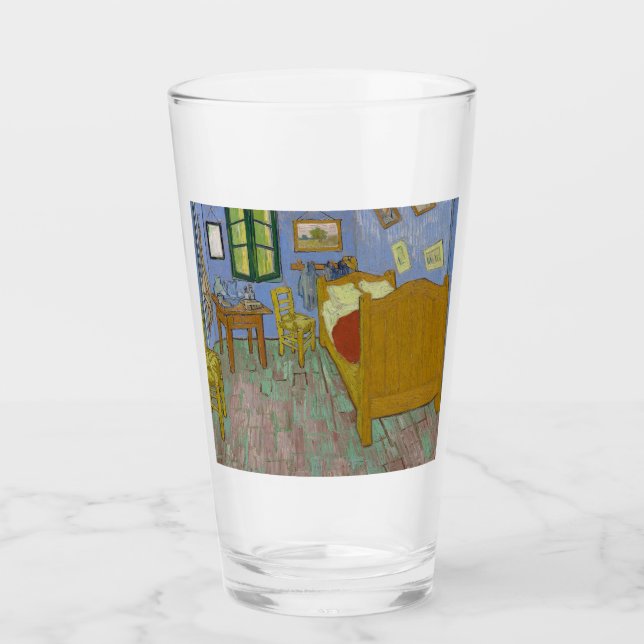 Vincent Van Gogh Bedroom Painting Glass (Front)