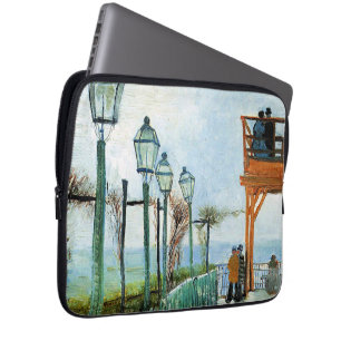 Vincent van Gogh - Belvedere Overlooking Montmarte Laptop Sleeve