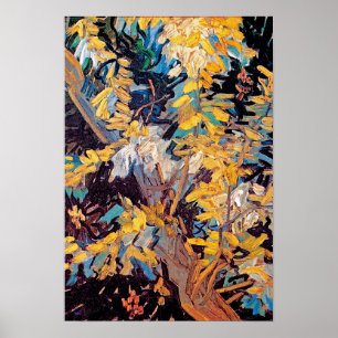Vincent Van Gogh - Blossoming Acacia Branches Poster