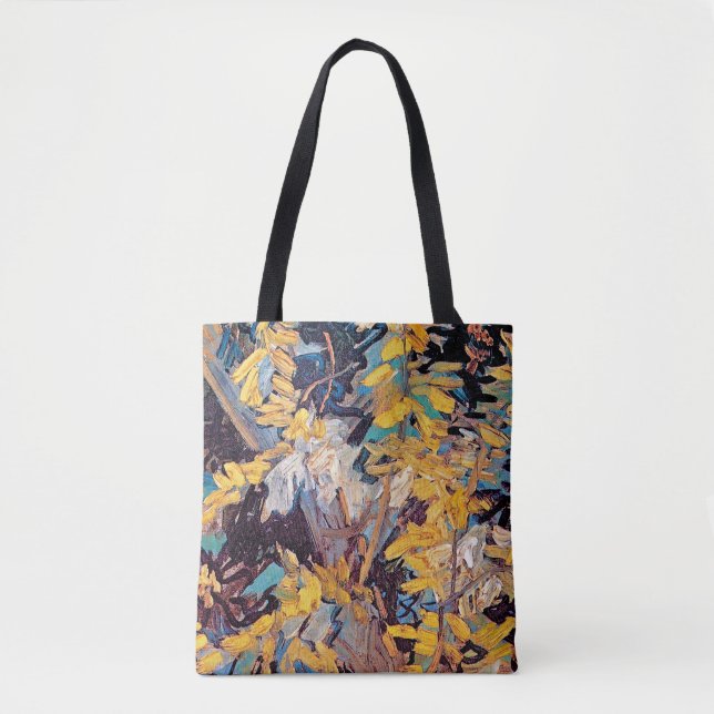 Vincent Van Gogh - Blossoming Acacia Branches Tote Bag (Front)