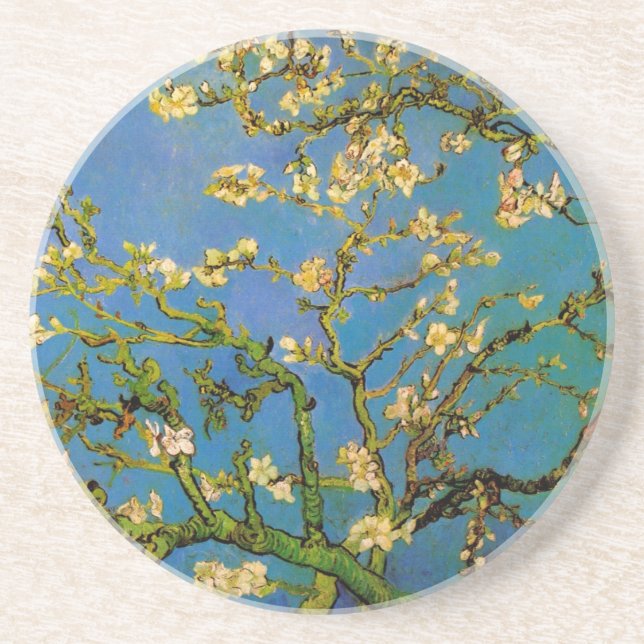 Vincent van Gogh - Blossoming Almond Tree Coaster (Front)
