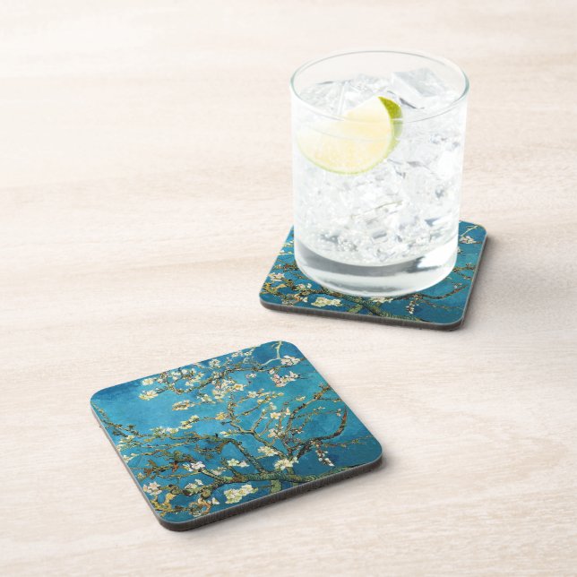 Vincent van Gogh, Blossoming Almond Tree Coaster (Right Side)