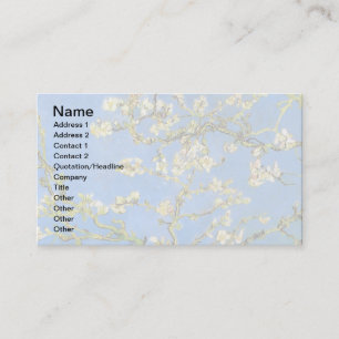 Vincent Van Gogh - Blossoming Almond Tree Fine Art Business Card