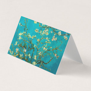 Vincent Van Gogh Blossoming Almond Tree Floral Art Business Card