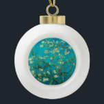 Vincent Van Gogh Blossoming Almond Tree Floral Art Ceramic Ball Christmas Ornament<br><div class="desc">Vincent Van Gogh Blossoming Almond Tree Vintage Floral Art Blossoming Almond Tree is an 1890 painting by Dutch post-impressionist artist Vincent van Gogh. Almond Blossoms is a group of several paintings made in 1888 and 1890 by Vincent van Gogh in Arles and Saint-Rémy, southern France of blossoming almond trees. Flowering...</div>