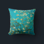 Vincent Van Gogh Blossoming Almond Tree Floral Art Cushion<br><div class="desc">Vincent Van Gogh Blossoming Almond Tree Vintage Floral Art Blossoming Almond Tree is an 1890 painting by Dutch post-impressionist artist Vincent van Gogh. Almond Blossoms is a group of several paintings made in 1888 and 1890 by Vincent van Gogh in Arles and Saint-Rémy, southern France of blossoming almond trees. Flowering...</div>