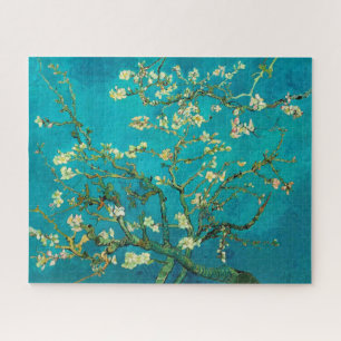 Vincent Van Gogh Blossoming Almond Tree Floral Art Jigsaw Puzzle