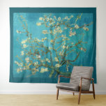 Vincent Van Gogh Blossoming Almond Tree Floral Art Tapestry<br><div class="desc">Vincent Van Gogh Blossoming Almond Tree Vintage Floral Art Blossoming Almond Tree is an 1890 painting by Dutch post-impressionist artist Vincent van Gogh. Almond Blossoms is a group of several paintings made in 1888 and 1890 by Vincent van Gogh in Arles and Saint-Remy, southern France of blossoming almond trees. Flowering...</div>