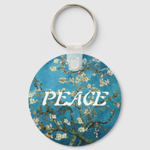 Vincent van Gogh, Blossoming Almond Tree Key Ring