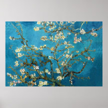 Vincent van Gogh, Blossoming Almond Tree. Vintage