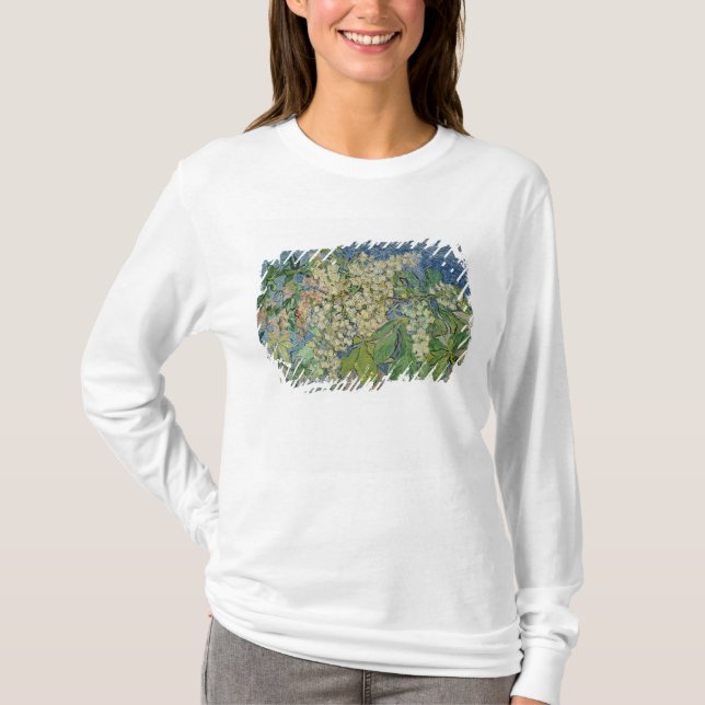 Vincent van Gogh | Blossoming Chestnut Branches T-Shirt (Front)