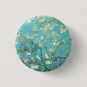 Vincent van Gogh Blossomong Almond Tree     3 Cm Round Badge