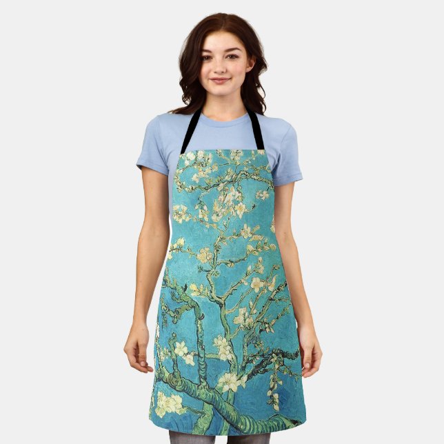 Vincent van Gogh Blossomong Almond Tree      Apron (Worn)