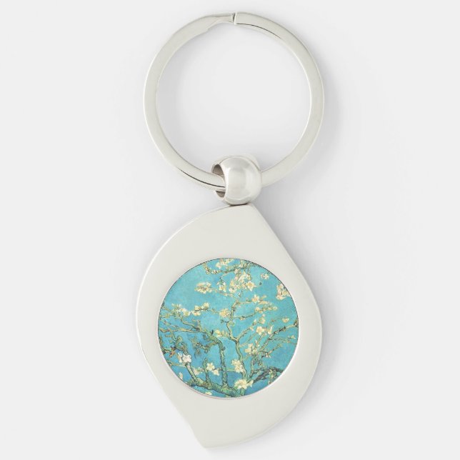 Vincent van Gogh Blossomong Almond Tree      Key Ring (Front)