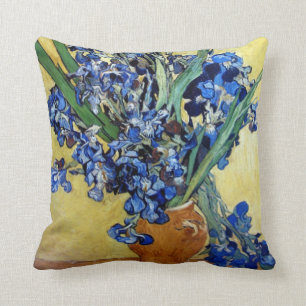 Vincent van Gogh, blue irises Cushion