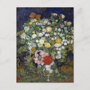 Vincent van Gogh Bouquet of Flowers in a Vase Postcard