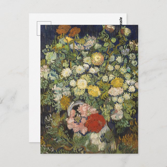 Vincent van Gogh Bouquet of Flowers in a Vase Postcard (Front/Back)