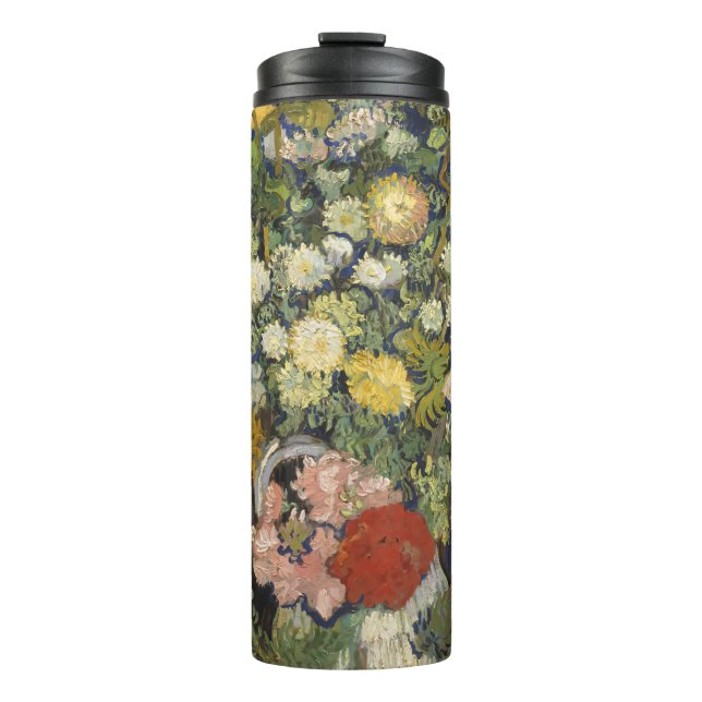 Vincent van Gogh Bouquet of Flowers in a Vase Thermal Tumbler (Front)