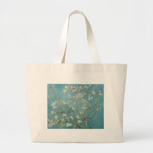 Vincent Van Gogh Branches of Almond Tree Large Tote Bag