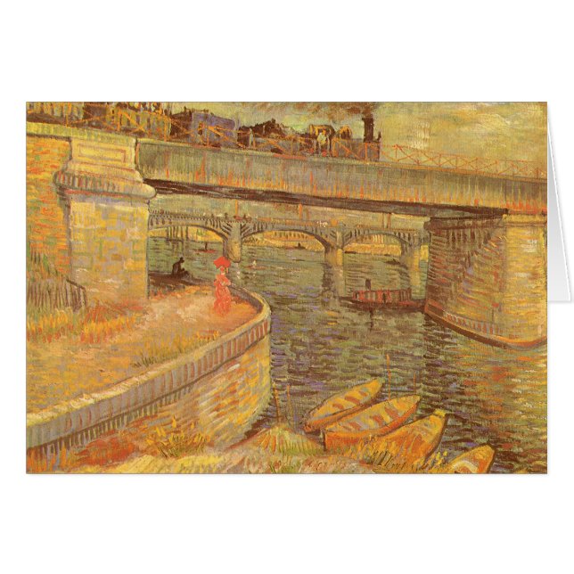 Vincent van Gogh Bridges Across the Seine Asnieres (Front Horizontal)
