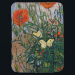 Vincent van Gogh - Butterflies and Poppies Baby Blanket<br><div class="desc">Butterflies and Poppies - Vincent van Gogh,  Oil on Canvas,  1890</div>