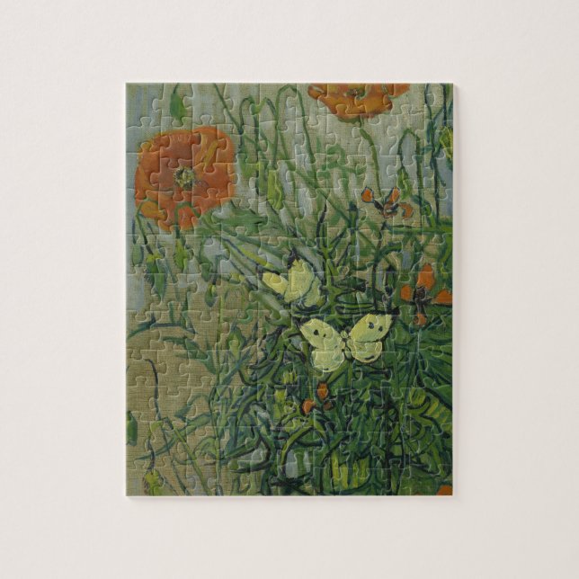 Vincent van Gogh - Butterflies and Poppies Jigsaw Puzzle (Vertical)