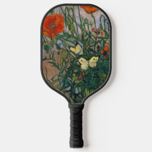 Vincent van Gogh - Butterflies and Poppies Pickleball Paddle