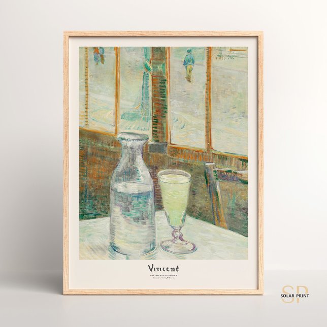 Vincent van Gogh Cafe Table With Absinthe Fine Art Poster (Creator Uploaded)