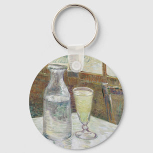 Vincent Van Gogh Cafe Table with Absinthe Key Ring