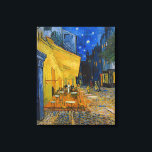 Vincent van Gogh - Cafe Terrace at Night Canvas Print<br><div class="desc">Cafe Terrace on the Place du Forum at Night - Vincent van Gogh,  1888</div>