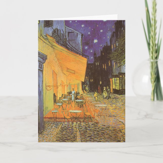 Vincent van Gogh - Cafe Terrace at Night Card (Front)