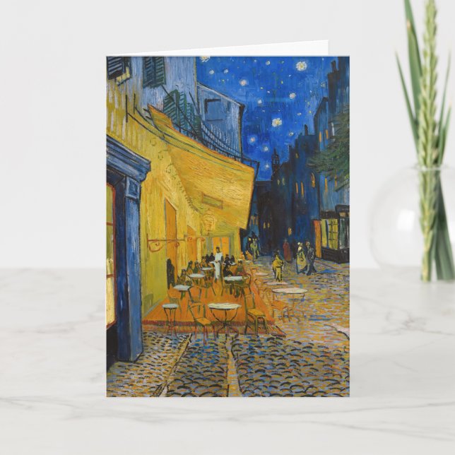 Vincent van Gogh - Cafe Terrace at Night Card (Front)