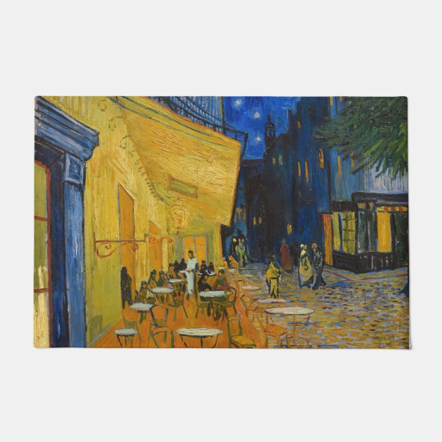 Vincent van Gogh - Cafe Terrace at Night Doormat (Front)