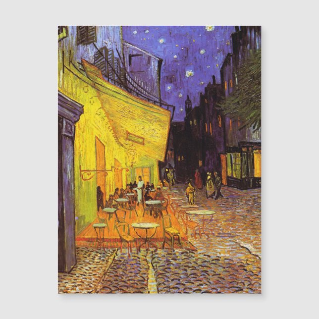 Vincent Van Gogh Cafe Terrace At Night Fine Art (Front)
