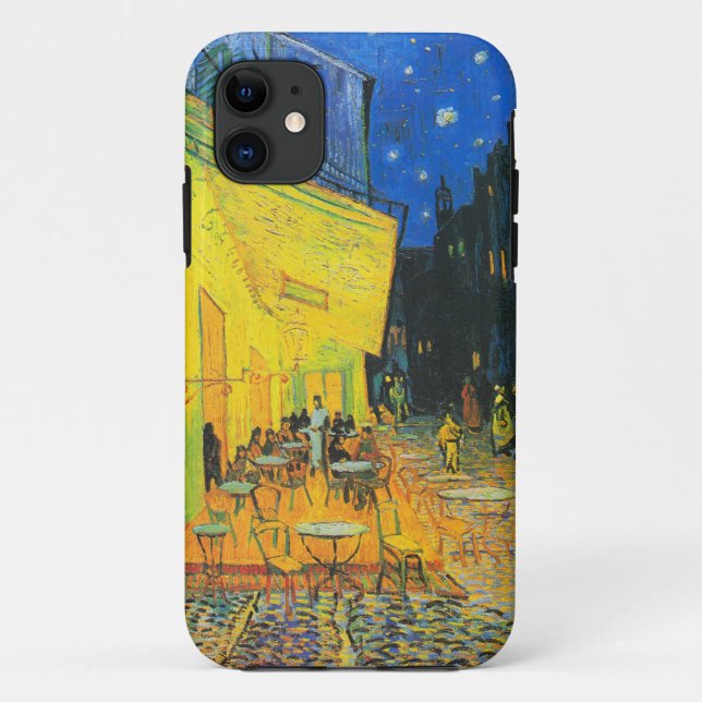 Vincent Van Gogh Cafe Terrace At Night Fine Art Case-Mate iPhone Case (Back)