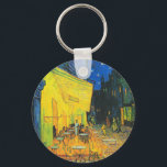 Vincent Van Gogh Cafe Terrace At Night Fine Art Key Ring<br><div class="desc">Vincent Van Gogh Cafe Terrace At Night Fine Art Keychain</div>