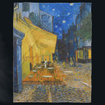 Vincent van Gogh - Cafe Terrace at Night Fleece Blanket<br><div class="desc">Cafe Terrace on the Place du Forum at Night - Vincent van Gogh,  1888</div>